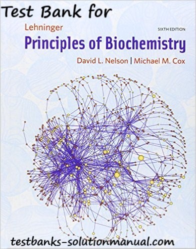 b1ac4 610yw2fxtel Lehninger Principles of Biochemistry 6th Edition by David L. Nelson , Michael M. Cox Test Bank 1