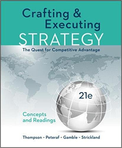 1a11c 51a8erh2yyl Crafting and Executing Strategy: Concepts Edition 21e Thompson Test Bank 1