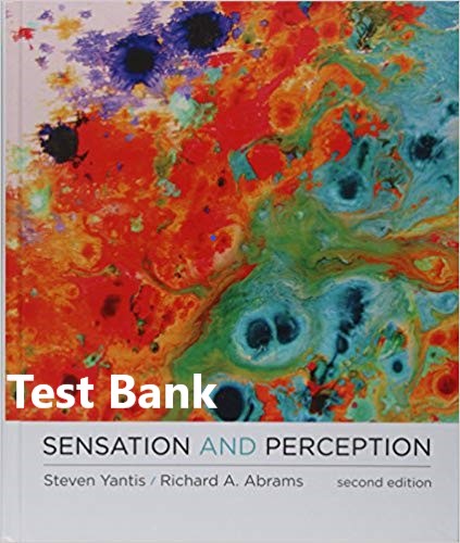 d0e0b 51w252b94y3jll Sensation and Perception 2nd Editionby Steven Yantis ‎ Richard A. Abrams ( Worth Publisher ) Test Bank 1