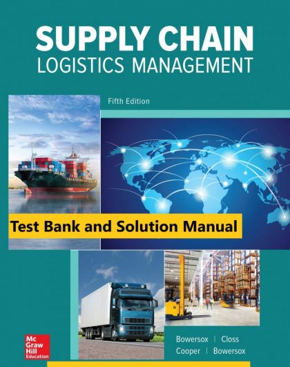 Supply Chain Logistics Management 5th Edition By Donald Bowersox and David Closs and M. Bixby Cooper © 2020cTest Bank and Solution Manual 774x1024 1